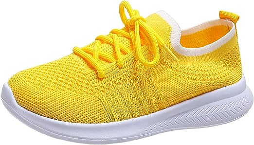 Women's Yellow Sport Sneakers